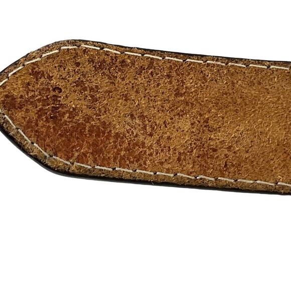 3D DDD 3-D Mens Tooled 1/2" Genuine Leather Floral Western Rustic Brown sz 48 - Picture 14 of 16